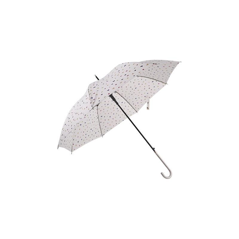 55CMx8K Automatic Love Printed Ladies Umbrella with Plastic Handle TXC-105