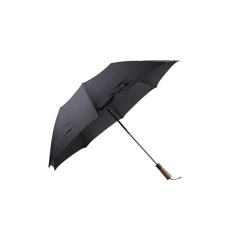 Two-fold umbrella 56CMx8K wooden handle windproof umbrella TXD-111