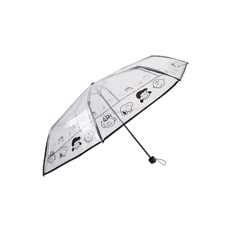 53CMx8K hand open three-fold transparent umbrella TXS-011
