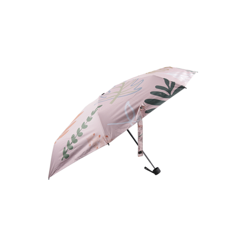 53CMx8K five-fold hand open pink printed pocket  umbrella TXW-054