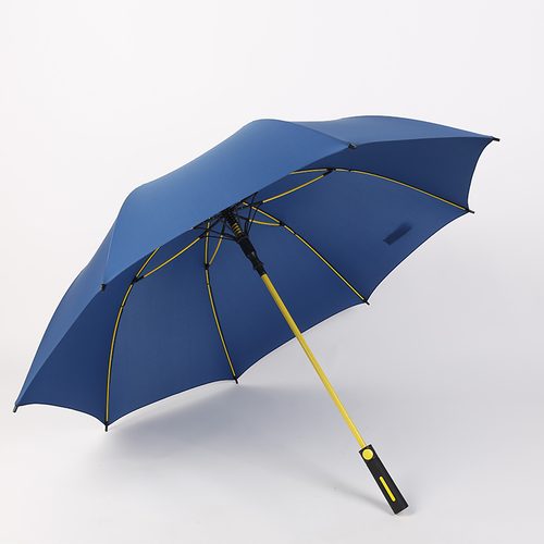 130cm*8K colorful umbrella ribs windproof automatic open golf straight umbrella