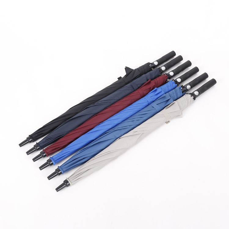 8K large size golf umbrella automatic open windproof straight umbrella for outdoor